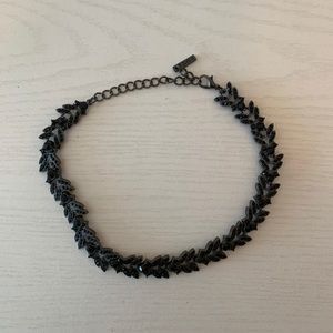 WHBM | Black Crystal Necklace